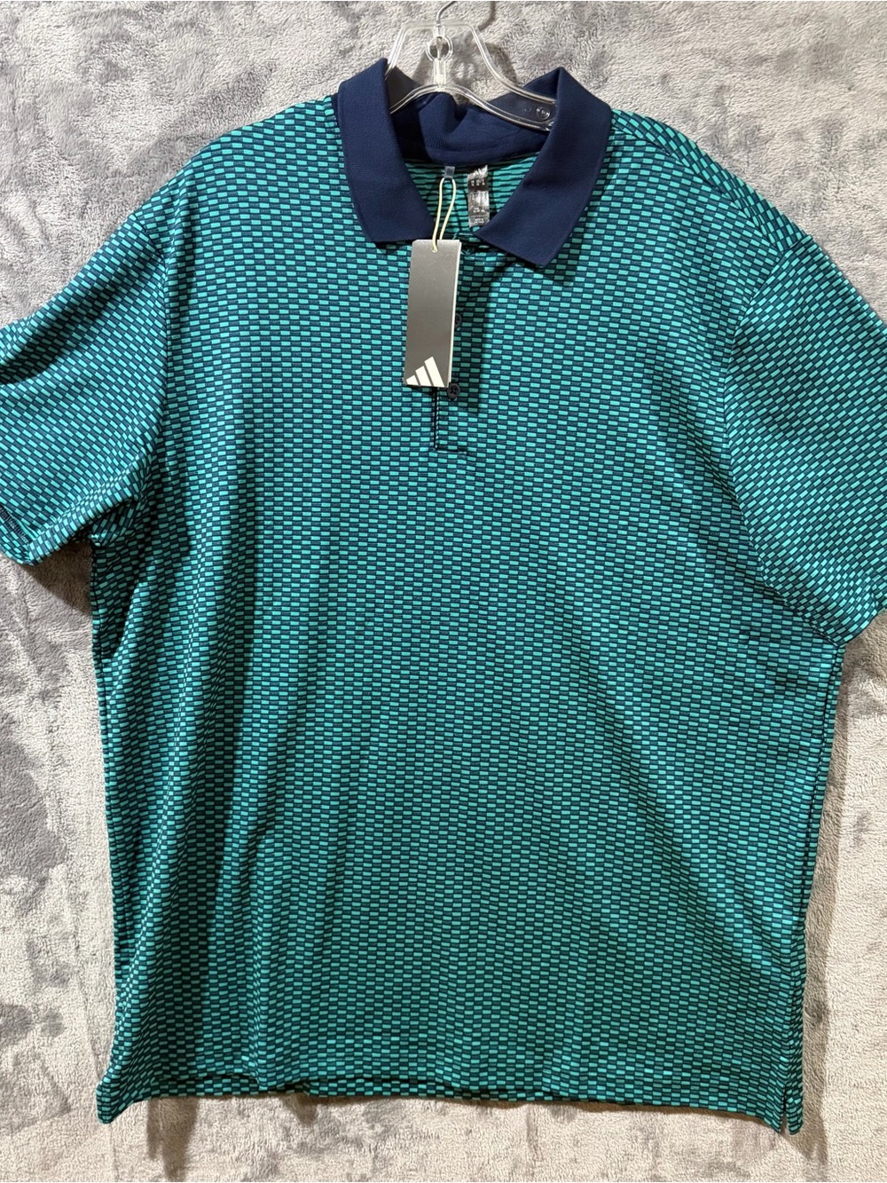 Adidas Beyond The Course Textured Golf Performance Polo Shirt JY1942 Men’s Sz XL